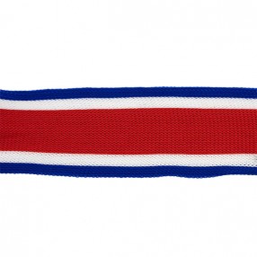 KNITTED TAPE BLUE-WHITE-RED