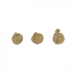 HAND BRAIDED KNOT BUTTON CORD 24MM