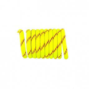 MIX POLYESTER DRAWSTRING CORD 4MM - YELLOW FLUO