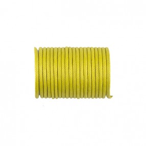 COTTON WAXED CORD YELLOW 1,5MM