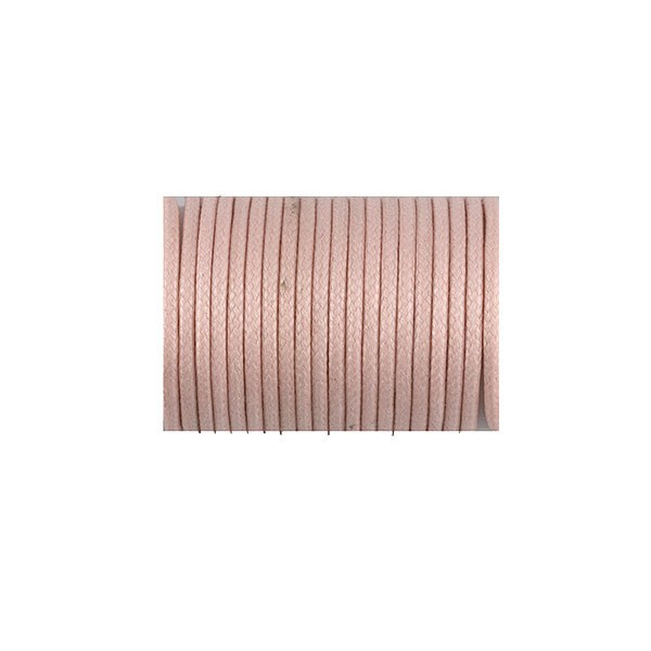 COTTON WAXED CORD PINK 1,5MM