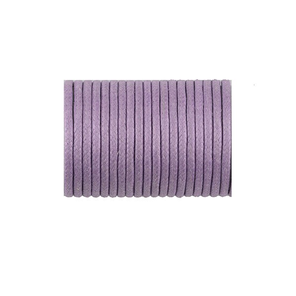 COTTON WAXED CORD LILAC 1,5MM