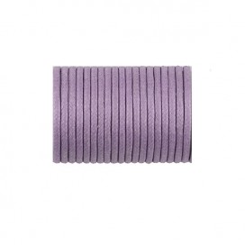COTTON WAXED CORD LILAC 1,5MM