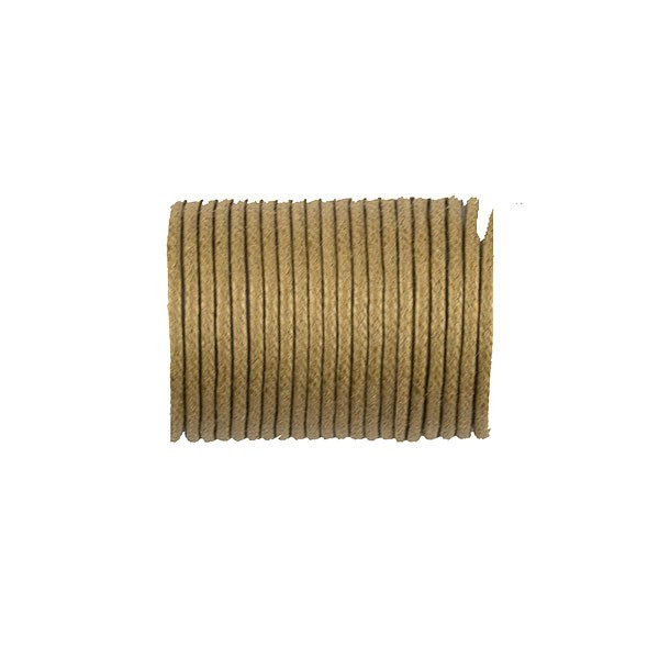 COTTON WAXED CORD BISCUIT 1,5MM