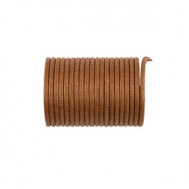 COTTON WAXED CORD BURNT 1,5MM