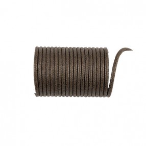 COTTON WAXED CORD BROWN 1,5MM