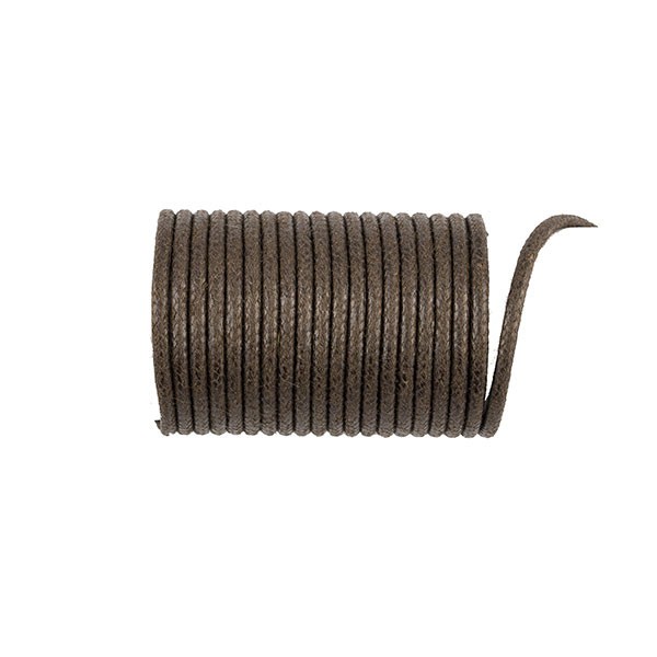 COTTON WAXED CORD BROWN 1,5MM
