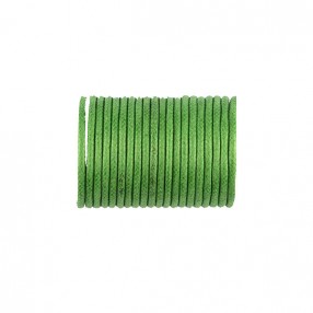 COTTON WAXED CORD 1,5MM - GREEN
