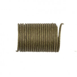 COTTON WAXED CORD ROTTEN GREEN 1,5MM