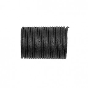 COTTON WAXED CORD BLACK 1,5MM