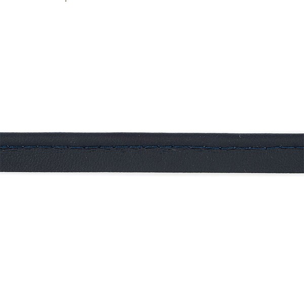 FAUX LEATHER PIPING BLUE NAVY 9MM