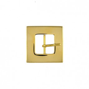 SQUARE METAL BUCKLE 20X20MM - GOLD