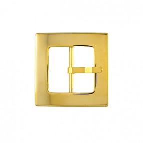 SQUARE METAL BUCKLE 30X30MM - GOLD