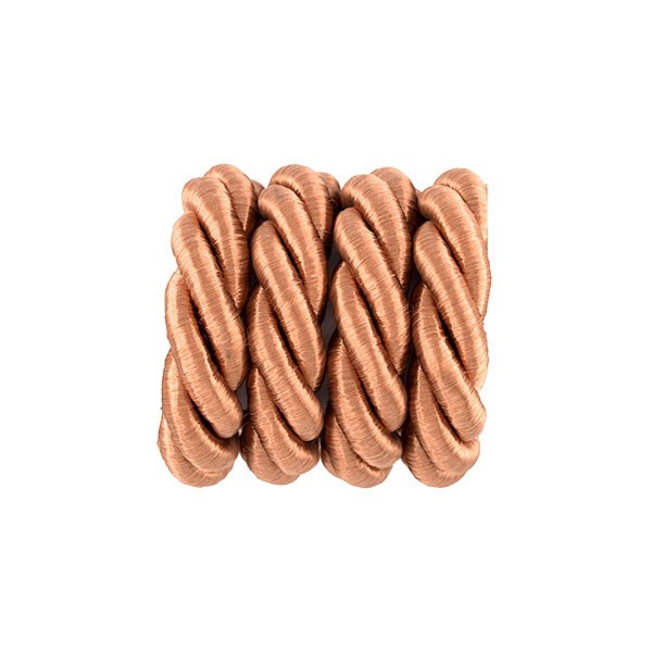 TWISTED CORD PINK TERRACOTTA  10MM