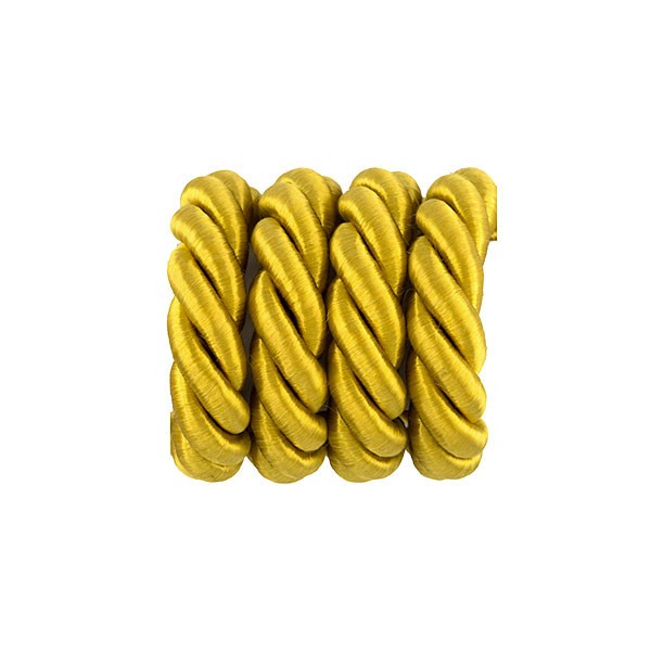TWISTED CORD GOLDEN YELLOW 10MM