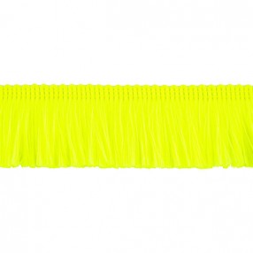 FRINGE TRIMMING FLUO YELLOW 30MM