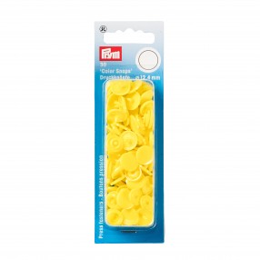 PRESS FASTENERS COLOR SNAPS PRYM YELLOW
