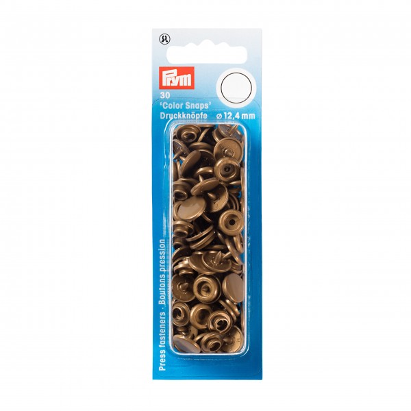 PRESS FASTENERS COLOR SNAPS PRYM GOLD