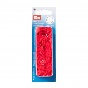 PRESS FASTENERS COLOR SNAPS PRYM LIGHT RED