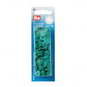 PRESS FASTENERS COLOR SNAPS PRYM GREEN
