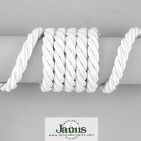 TWISTED SATIN ROP CORD - WHITE