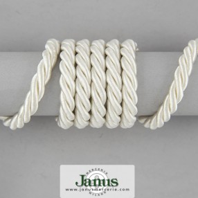 TWISTED SATIN ROP CORD - IVORY