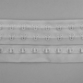 HOOK AND EYE TAPES FOR CORSETRY AND CLOTHING - WHITE