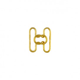 SAVOY KNOT METAL BUCKLE GOLD