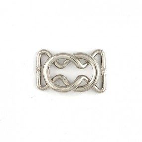 SILVER SAVOY KNOT METAL BUCKLE 20MM