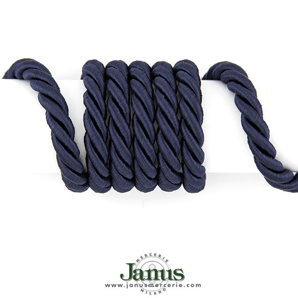 TWISTED SATIN ROP CORD - BLUE