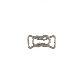 SAVOY KNOT METAL BUCKLE 10MM - SILVER