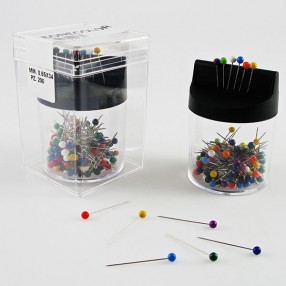 HEADED IRON PINS MULTICOLOR  0,60X32 MM