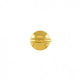 GOLD METAL BUTTON WITH LINE