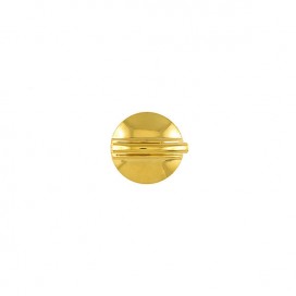 GOLD METAL BUTTON WITH LINE