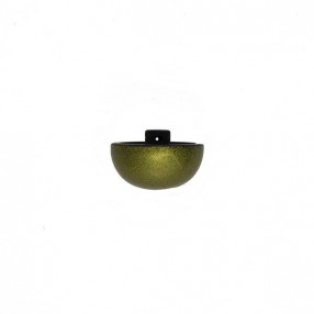DOME BUTTON 28MM - GOLDEN OLIVE