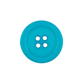 BIG PLASTIC BUTTON 50MM - TURQUOISE