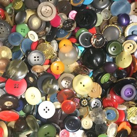 ASSORTED BUTTONS SOLD BY WEIGHT