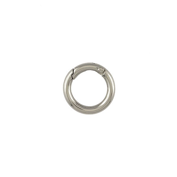 RING ROUND SNAP HOOKS - SILVER