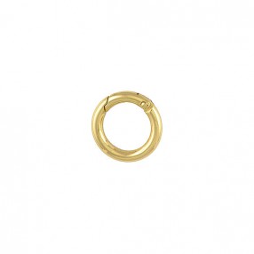 RING ROUND SNAP HOOKS - GOLD