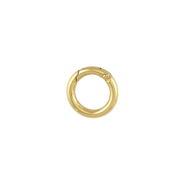 RING ROUND SNAP HOOKS - GOLD