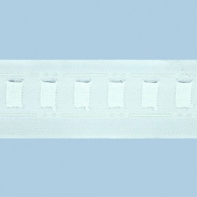 RUBREGAL PLEATING TAPES 1 POCKET - WHITE