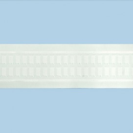 PLEATING TAPES RIFLEX CONTINUOUS POCKET 65MM - WHITE
