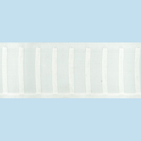 PLEATING TAPES FULL HEIGHT POCKETS 90MM - WHITE