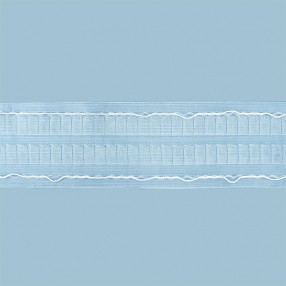 PLEATING TAPES 1 POCKET CONTINUOS 65MM - TRANSPARENT