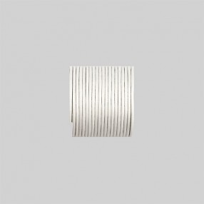 COTTON WAXED CORD 1MM - WHITE