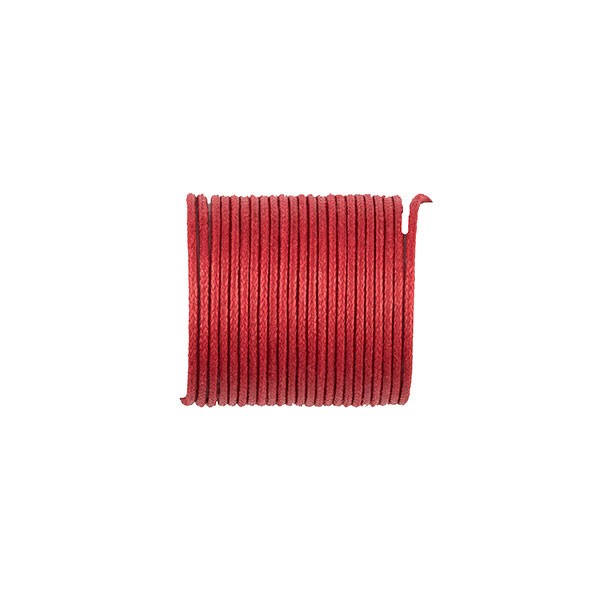 COTTON WAXED CORD 1MM - RED