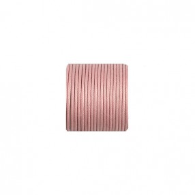 COTTON WAXED CORD 1MM - INTENSE PINK