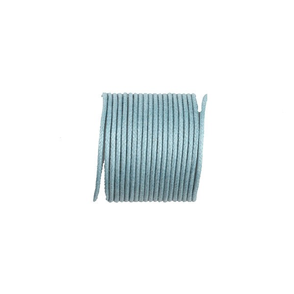 COTTON WAXED CORD 1MM - SKY BLUE
