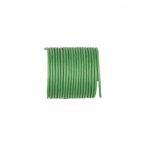 COTTON WAXED CORD 1MM - GREEN