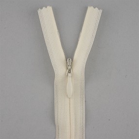 YKK INVISIBLE CLOSED END ZIP - IVORY
